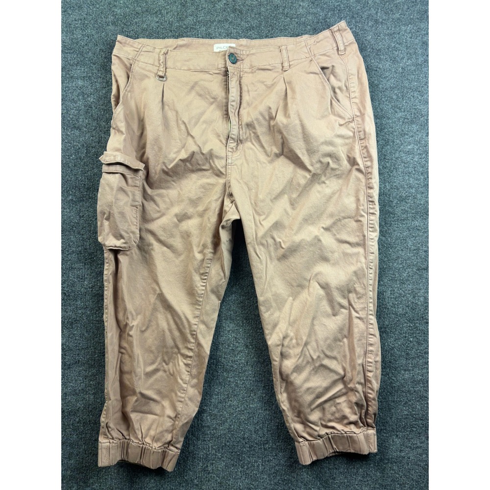 Pilcro‎ Cargo Pants Womens 34 Pink Jogger Pleated Crop OB1688098
